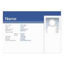 Facebook - rechoncho tarjeta de visita