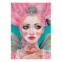 Faerie de la magdalena de Marie Antonieta - abeja  Tarjeta De Visita