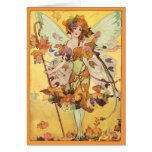 Faerie del otoño toda la tarjeta de Occation