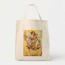 Faerie dulce del otoño - bolso inferior ancho bolsas de mano