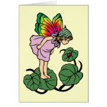 Faerie y tarjeta de felicitación de señora Bug