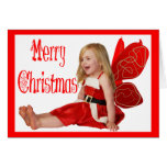 Faery del navidad felicitación