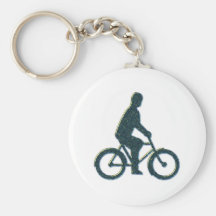 Fahrradfahrer bicycle driver schlüsselanhänger