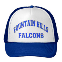 Falcons de las colinas de la fuente gorros bordados