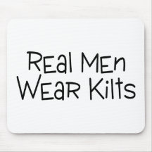 Faldas escocesas reales del desgaste de hombres tapete de ratón