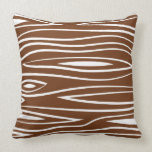 Falsa almohada de tiro de madera del grano