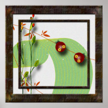 Falsas mariquitas enmarcadas poster
