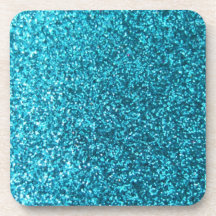Falso brillo azul posavasos