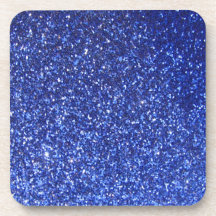 Falso gráfico azul marino del brillo posavasos de bebidas