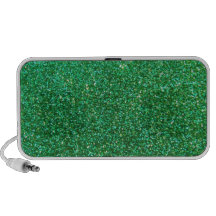 Falso gráfico verde del brillo laptop altavoces