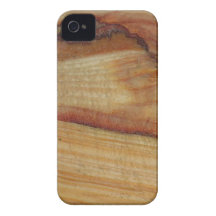 Falso grano de madera Case-Mate iPhone 4 cárcasa