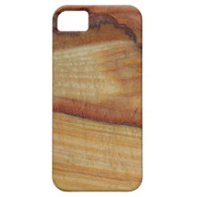 Falso grano de madera iPhone 5 carcasas