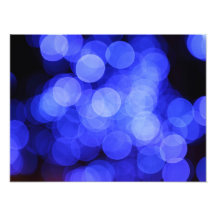 Falta de definición ligera azul de los círculos arte con fotos