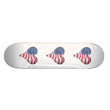 Falta de definición que pinta la bandera de los E. Tablas De Patinar
