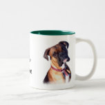 Faltándole boxeador taza