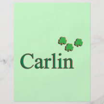 Familia de Carlin Tarjetas Informativas