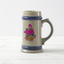 Familia de flamencos tazas