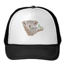 Familia de la koala gorro de camionero