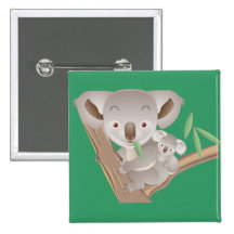 Familia de la koala pin