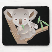 Familia de la koala tapetes de raton
