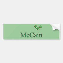 Familia de McCain Pegatina De Parachoque