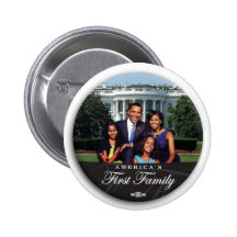 Familia de Obama 2" botón Pins