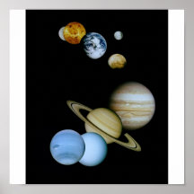 Familia de planetas impresiones