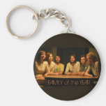 Familia del año llavero personalizado