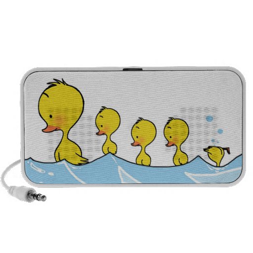 Familia del pato de la natación altavoz