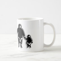 Familia esquimal taza