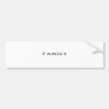 Familia Etiqueta De Parachoque