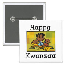 Familia feliz de Kwanzaa Pins