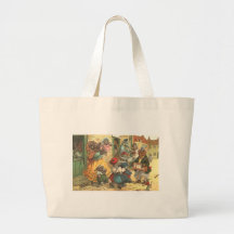 Familia feliz del hipopótamo bolsas de mano