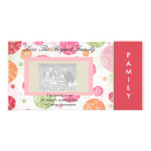 Familia Photocard Tarjeta Fotografica Personalizada
