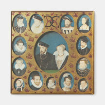 Family of Henry II of France Magneten