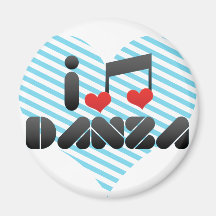 Fan de Danza Imanes Para Frigoríficos