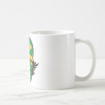 Fan de deportes brasileña tazas