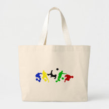 Fan   de deportes del fútbol de los jugadores de f bolsa lienzo