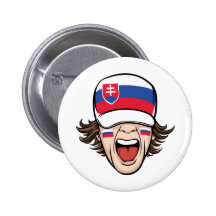 Fan de deportes eslovaca pin