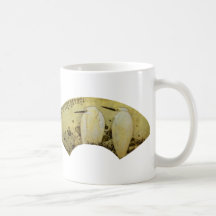 Fan de dos grúas taza