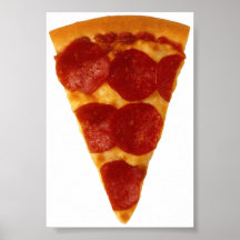 Fan de la pizza poster