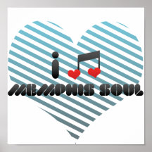Fan del alma de Memphis Posters