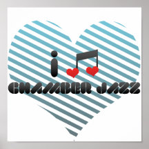 Fan del jazz de la cámara posters