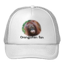 Fan del orangután gorro de camionero