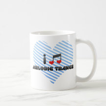 Fan melódica del trance taza