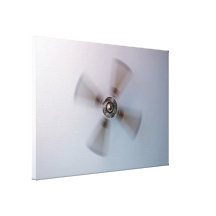 Fan montada en la pared impresión en lona