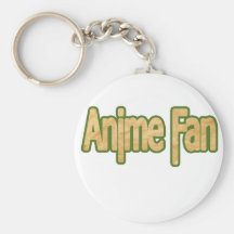 Fan vieja del animado de la moda llavero personalizado