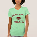 Fanático del fútbol de la fantasía camisetas
