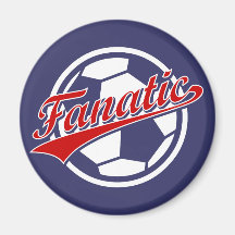 Fanático del fútbol iman para frigorífico
