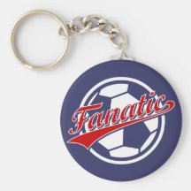 Fanático del fútbol llavero